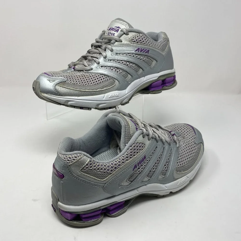 Avia Women's Model 6215 Sneaker Sz 8 1/2 Silver‎